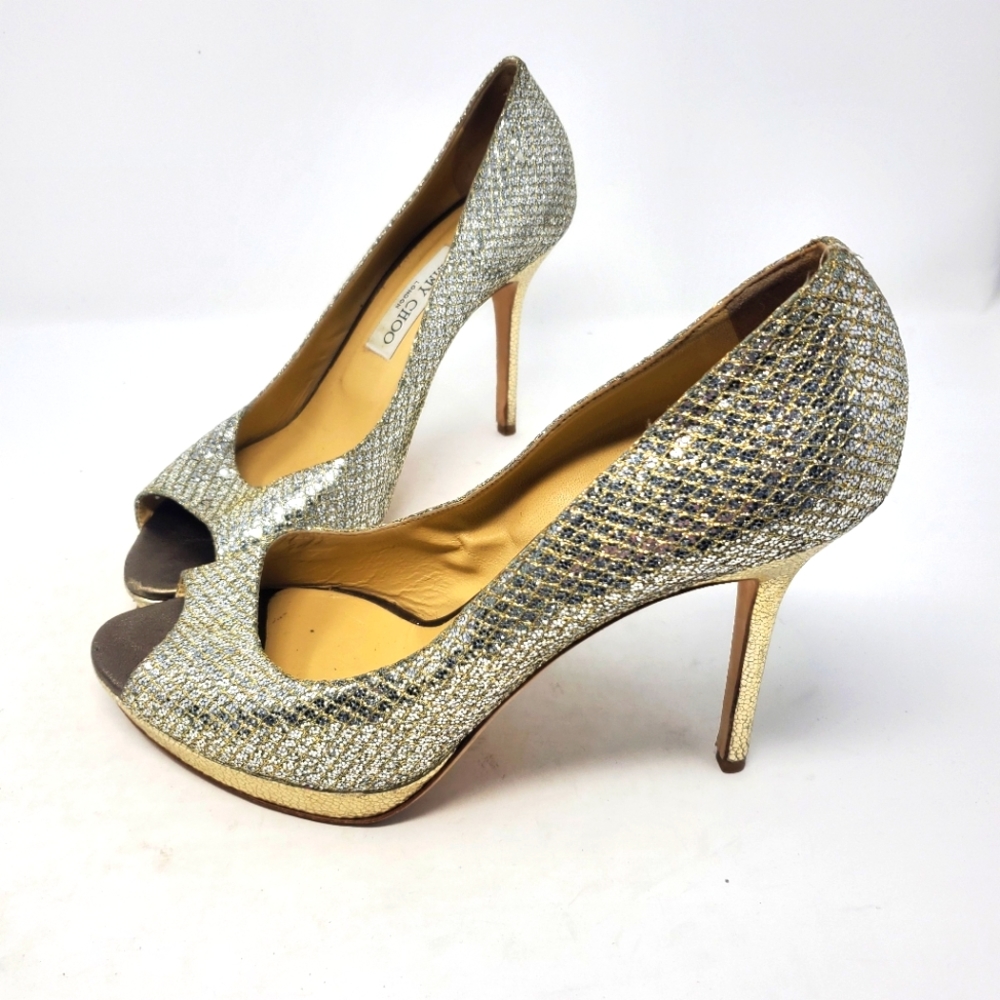 Jimmy Choo Champagne Pumps